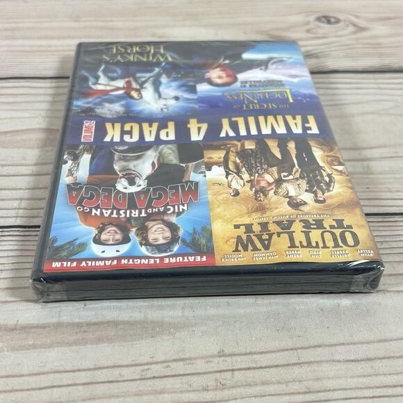 NEW Family 4 Pack Vol. 2 (DVD) Outlaw Trail Loch Ness Winkys Horse Mega Dega - Picture 7 of 7